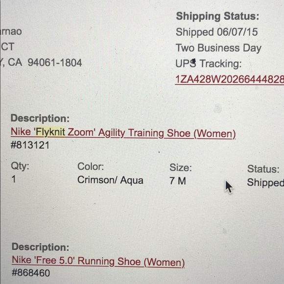 Nike Women Flyknit Zoom Agility Training Shoe - Picture 8 of 8